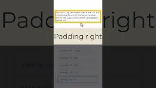 Padding property😎| Web development #programming #webdevelopment #html #css #shorts