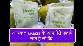 How to ripen mangoes in market style || Do not use this chemical at all ||