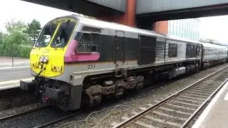 IE 201 Class loco 233 + Enterprise Train - Fane Street Bridge & Belfast Central
