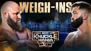 BKFC KNUCKLEMANIA VI Weigh-In | LIVE!