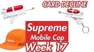 Supreme Week 17 SS19 Manual Checkout - Live Cop - Side Tape Camp Cap/Water Gun Keychain