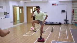 Specific football rehabilitation 4 months after ACL reconstruction