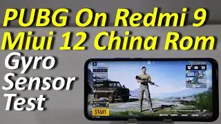 PUBG Redmi 9 Miui 12 gyro sensor test
