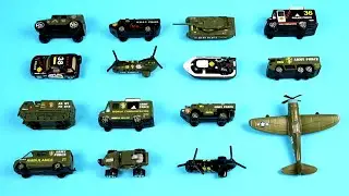 Learn Types of Army Vehicles For Kids - Transport Truck + More Toys Videos