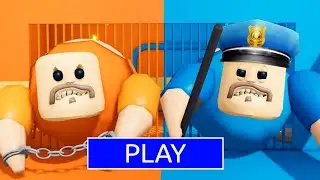 GIGANT PRISONER VS GIGANT BARRY in BARRY'S PRISON RUN! New Scary Obby #roblox