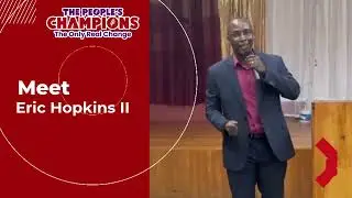 🔴 Meet Eric Hopkins IIField Officer Candidate | The People&rsquo;s Champions