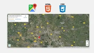 How To Add Google Map On Website Using HTML And CSS | Embed a Google Map location Into Your Webpage