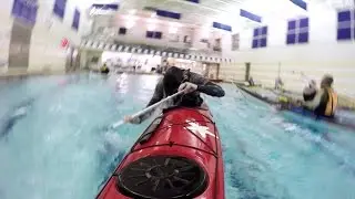 Sea Kayak Rolling Pool Session - Testing Gearlab's Nukilik Storm Paddle