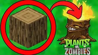 Can You Beat Minecraft Using ONLY PvZ References?