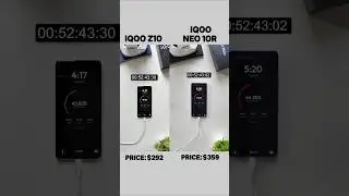 iQOO Z10 vs Neo 10R Charging Test &ndash; Which Charges Faster? ⚡ (Full Comparison)