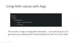 ArgoCD: Provision Application using helm repo and git