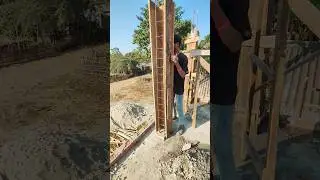 how to fix shuttering for concrete column #construction