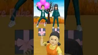Left Or Right ? ( Sakura Squid Game ). #sakuraschoolsimulator #shorts #sakura #ytshorts