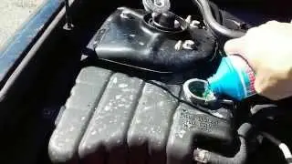 Blue Devil pour and go 00 cadillac deville test #1