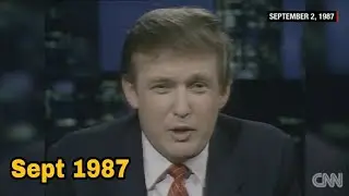 President Trump's foreign policy: 100% 30+ years ago, spot on today - #Consistent (Sept 1987)