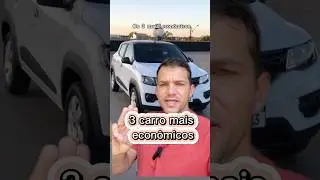 Os 3 carros mais econ&ocirc;micos