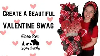 Как сделать венок/гирлянду ко Дню святого Валентина #diyhomedecor #diycrafts #valentinesdiy