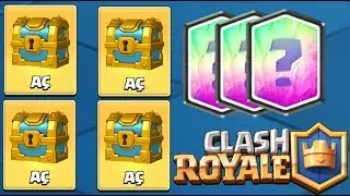 SARI RENKLİ SANDIKLARI AÇTIM! - CLASH ROYALE