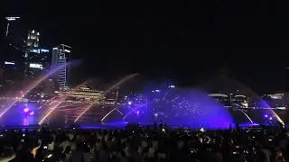 Spectacular Water & Light Multimedia Show  @ Marina Bay Sands Singapore WONDER FULL (DON'T MISS)