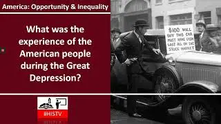 5  Experience of the American people during the Great Depression   Teacher Explanation   #HisTV