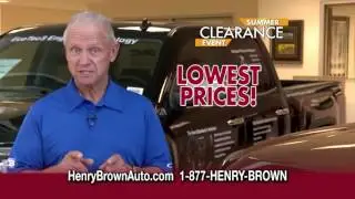 Henry Brown Buick GMC Summer Clearance Event