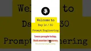 Prompt Engineering Workflow Explained | Day 12 #AI #PromptEngineering #Shorts#jayaraj roy