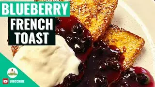 Ultimate Blueberry French Toast (With Cream Cheese Frosting!