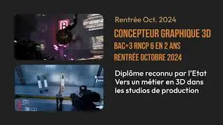 e tribArt Concepteur Graphique 3D Dipl&ocirc;me RNCP 6 BAC+3 - Journ&eacute;e d'information en live sur Youtube