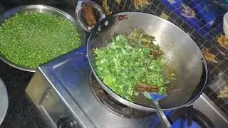 Day 60 matar ke chhole in Breakfast #subscribe #cooking 