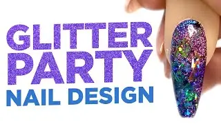 Young Nails Nail Demo - Glitter Party Nails Design - Gel Nails