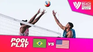 Evandro/Arthur Lanci vs. Crabb Tr./Crabb - Pool Play Highlights | Newport Beach 2025 #BeachProTour