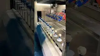 industrial paint spraying line#factoryworks #industrialmachine #technology #shorts
