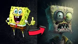 SPONGEBOB but ZOMBIE-PONGEBOB 🔥 All Characters
