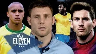 James Milner picks his greatest ever team | Pele, Banks, Messi & Moore!