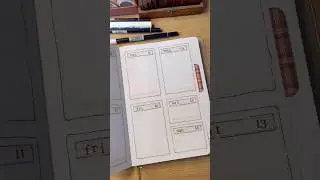 Weekly planner! #plannerlayout #bulletjournal #bujo #planning #doodle #art