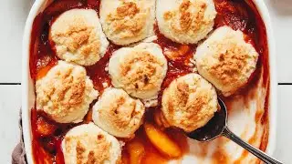 Персиковый сапожник Easy без глютена (веганский) | Минималистские рецепты выпечки