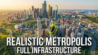 Designing a Realistic Metropolis with Full Infrastructure in City Skylines 2