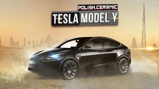 Restorative Car Polishing for Tesla Model Y (Detailing Dubai)