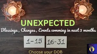 UNEXPECTED BLESSINGS & CHANGE EVENTS in Next 3 Months! | Pick your DOB Hindi Tarot | Ri Tarot 1111