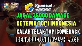 BATTLE TOP GLOBAL CHESS RUSH - KALAH TELAK BERHASIL COMEBACK - JAGAL 36000 DAMAGE - BUG CHESS RUSH