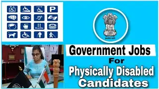 Government Jobs for Physically Disabled in India .