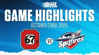Лучшие моменты OHL: Оттава 67 против Виндзор Спитфайрс, 23 октября 2025 г.