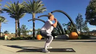 B Strong: Burpee + Squat or Frog Jump Ladder Drill