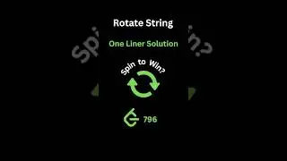 Leetcode 796. One liner | Rotate String #DSA #Maths #Programming