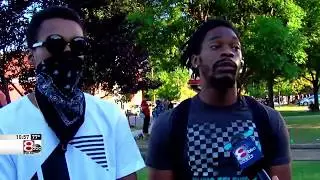 Hundreds take part in marches, protests through Tulsa