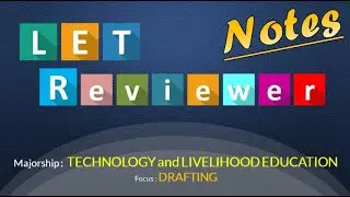 LET Reviewer 2021 in TLE - Basic Drafting lesson