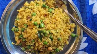 Cooker wali Chura Matar | UP Style Poha😋  #ChuraMatar#PohaRecipe#IndianBreakfast#HomeCooking#video