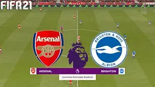 FIFA 21 | Arsenal vs Brighton - Premier League - Full Match & Gameplay