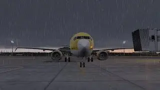 Rainy Approach at Munich Airport | X Plane 11 | Zibo 737/800