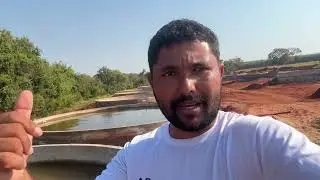 #Tanque de ferro e cimento de 100 m³ 20 tanques Vamos iniciar criação#Peixe gordo#tilápia
